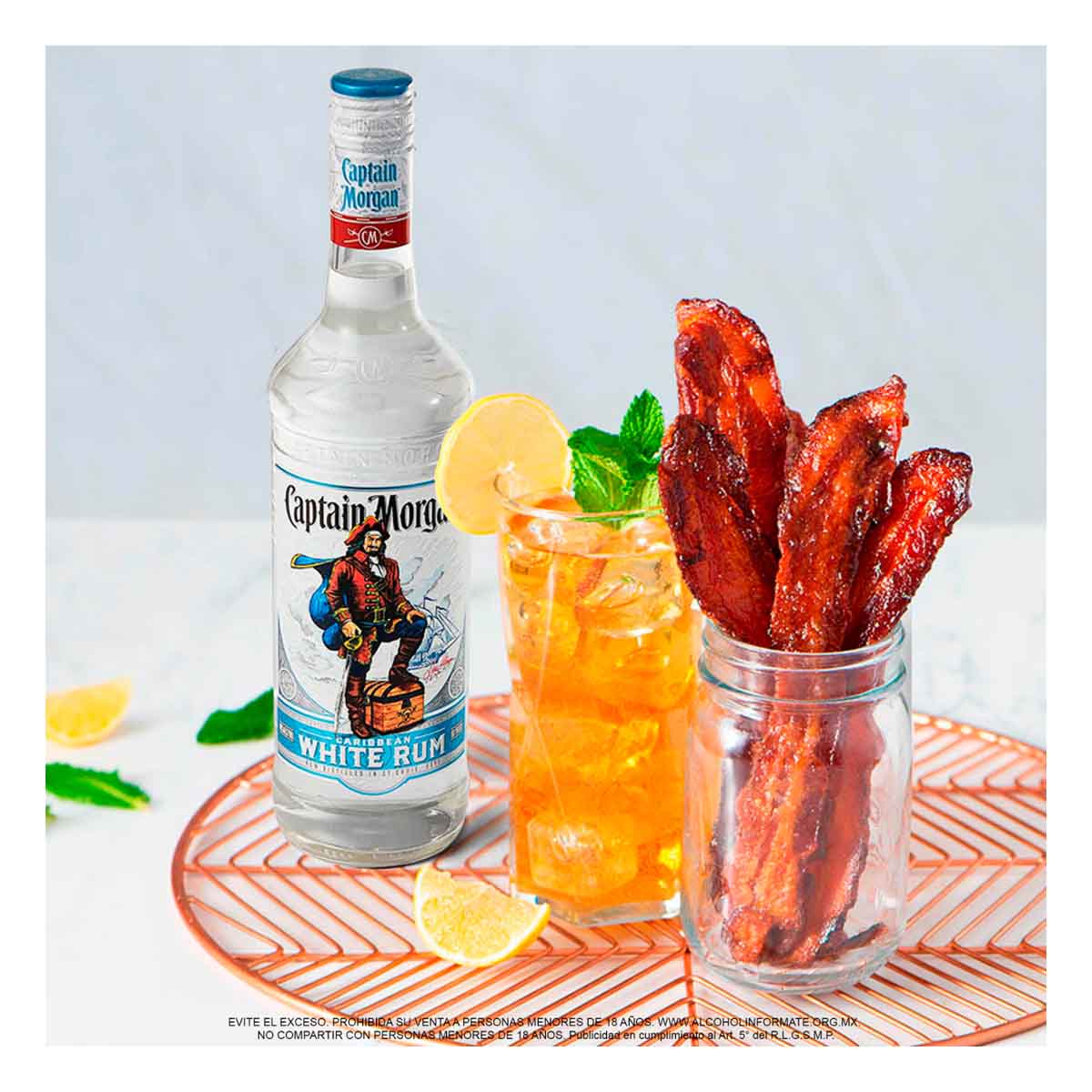 Ron Captain Morgan White 700 ml