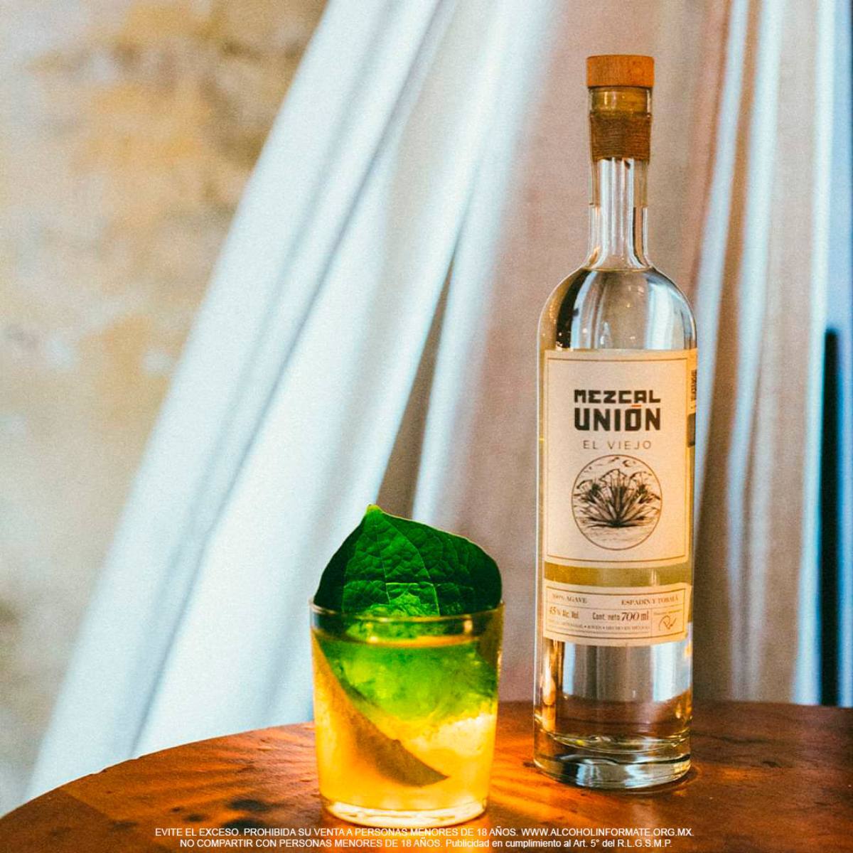 Mezcal Unión El Viejo Espadín y Tobalá 700 ml
