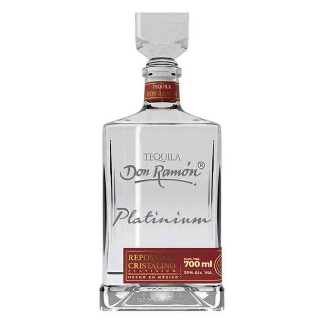 Tequila Don Ramon Reposado Cristalino Platinum 700ml