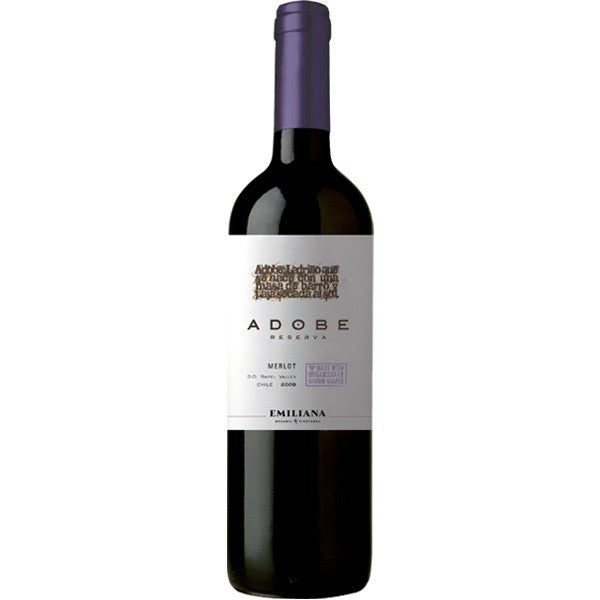 Vino Tinto Adobe Organico Merlot 750 ml-Vinexa